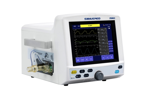 เครื่องช่วยหายใจแบบ Siriusmed ที่ควบคุมด้วยระบบอิเล็กทรอนิกส์สำหรับห้องไอซียู