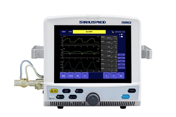 เครื่องช่วยหายใจแบบ Siriusmed ที่ควบคุมด้วยระบบอิเล็กทรอนิกส์สำหรับห้องไอซียู